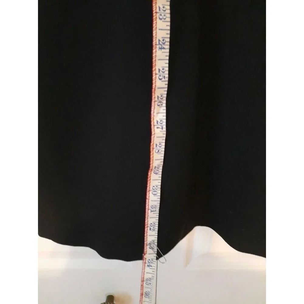 Zara Woman Sz Small Black Dress with Ruffled Flutter Sleeves - Picture 4 of 6